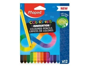 Lápis de Colorir Infinito Color'Peps 12 Cores | Maped