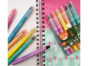 Giz de Cera Retrátil Gel Pastel