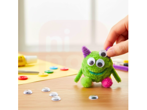 Olho Móvel 10mm Par – Artesanato