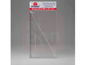 Esquadro 60° x 21cm – Acrimet 